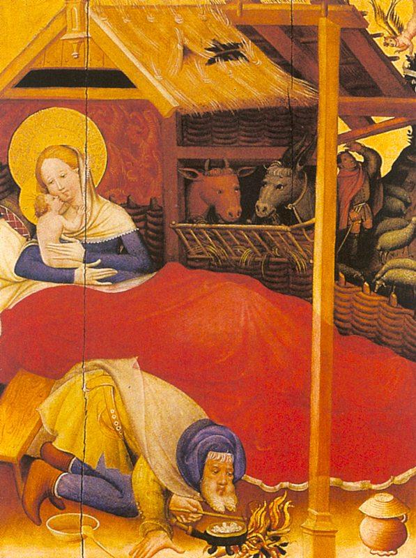 Konrad of Soest Nativity Spain oil painting art